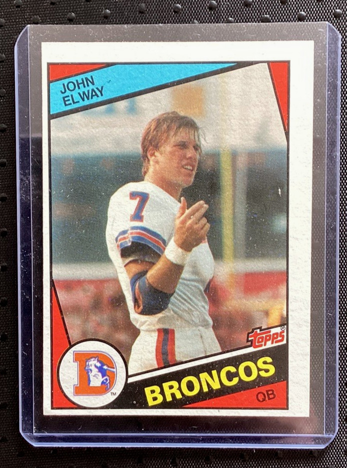 1984 TOPPS #63 JOHN ELWAY ROOKIE CARD BRONCOS