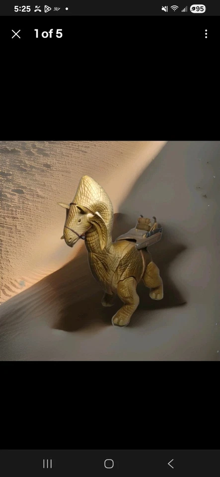 Figura de acción Kenner Star Wars Ronto Creature 1997 POTF Beast Saddle paquete suelto Foto 3 de 4