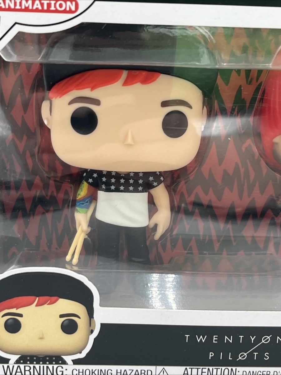 Funko POP twenty one pilots Josh 箱無し Funko POP Twenty One Pilots Josh Tyler Stressed Out 2 Pack GITD