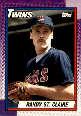 1990 Topps #503 Randy St. Claire