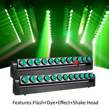 LED Beam RGBW 12X15W Moving Head Light DJ Disco Bar Stage Light DMX Flash Dye