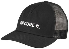 Rip Curl Brand Icon Trucker Hat - Black - New