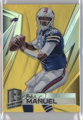2014 Panini Spectra Gold Prizm 1/25 EJ Manuel #148 0s3