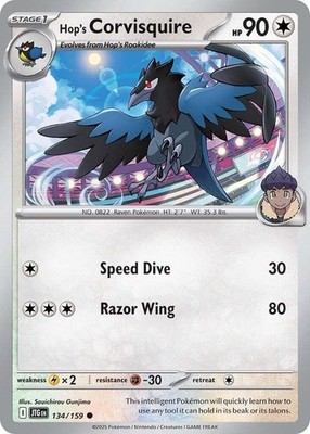 Hop's Corvisquire Common SV09: Journey Together 134/159 NM