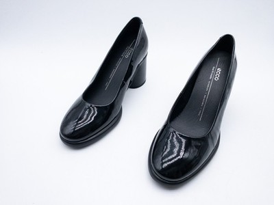 ecco Damen Pumps High Heels Halbschuh Absatzschuh Leder Gr 39 EU Art 37761-98