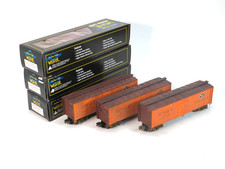 Paquete de 3 autos refrigerador de lectura Weaver Weathered #272, #275 y #279, calibre O
