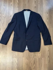 Brooks Brothers Explorer Regent Fit Navy Blue Wool Suit Blazer Sport Coat 44L