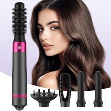 5 in 1 Hot Air Brush Dryer Curler Straightener Volumizer Comb One Step Styler