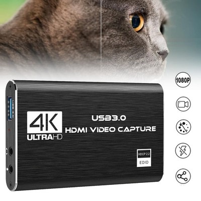 Video Capture Card,4K HDMI Video Capture Card,Audio Capture Card für Streaming