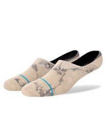 Stance Adult Grey No Show Combed Cotton Light Cushion Hue Casual Socks L 9-12