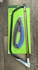 Bow Hand Saw Plus Professional Folding Pruning Saw Set New DO IT BEST 21”