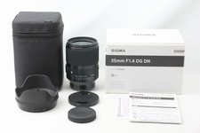 Sigma 35mm f/1.4 DG DN Art for Sony E, complete with accessories and original bo