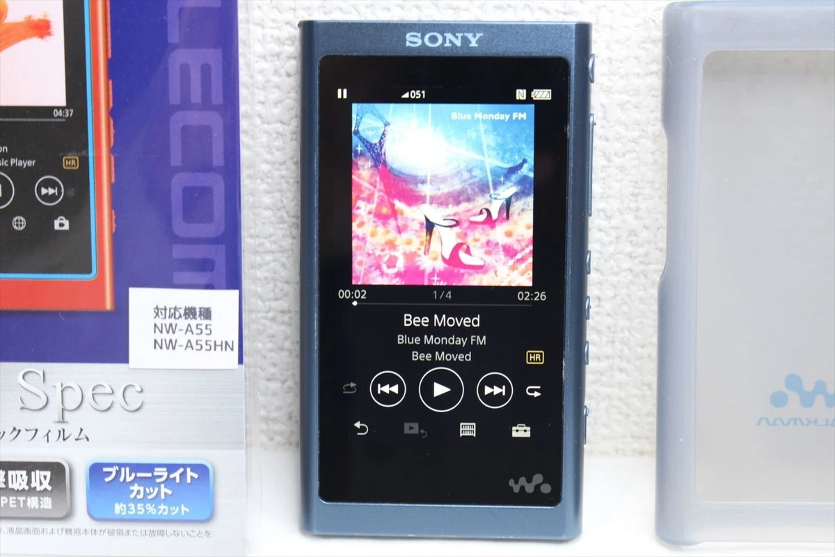 Sony NW-A55 Moonlit Blue Walkman Lecteur Portable Haute Résolution Multi Lang...