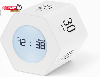 Mooas Multi-Hexagon Clock Cube Timer, Digital Clock Time Timer, Pomodoro Timers,