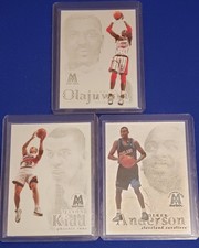 SkyBox 1999 Molten Metal Heavy Metal Fusion Olajuwon - Kidd - Anderson (3 Total)