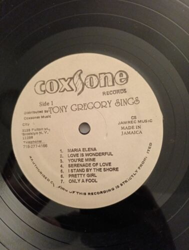 Tony Gregory Sings Coxsone Studio One Mint - Picture 3 of 4