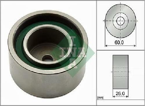 Original INA Umlenk-/FüHrungsrolle Keilrippenriemen 532 0367 20 FüR Opel-image