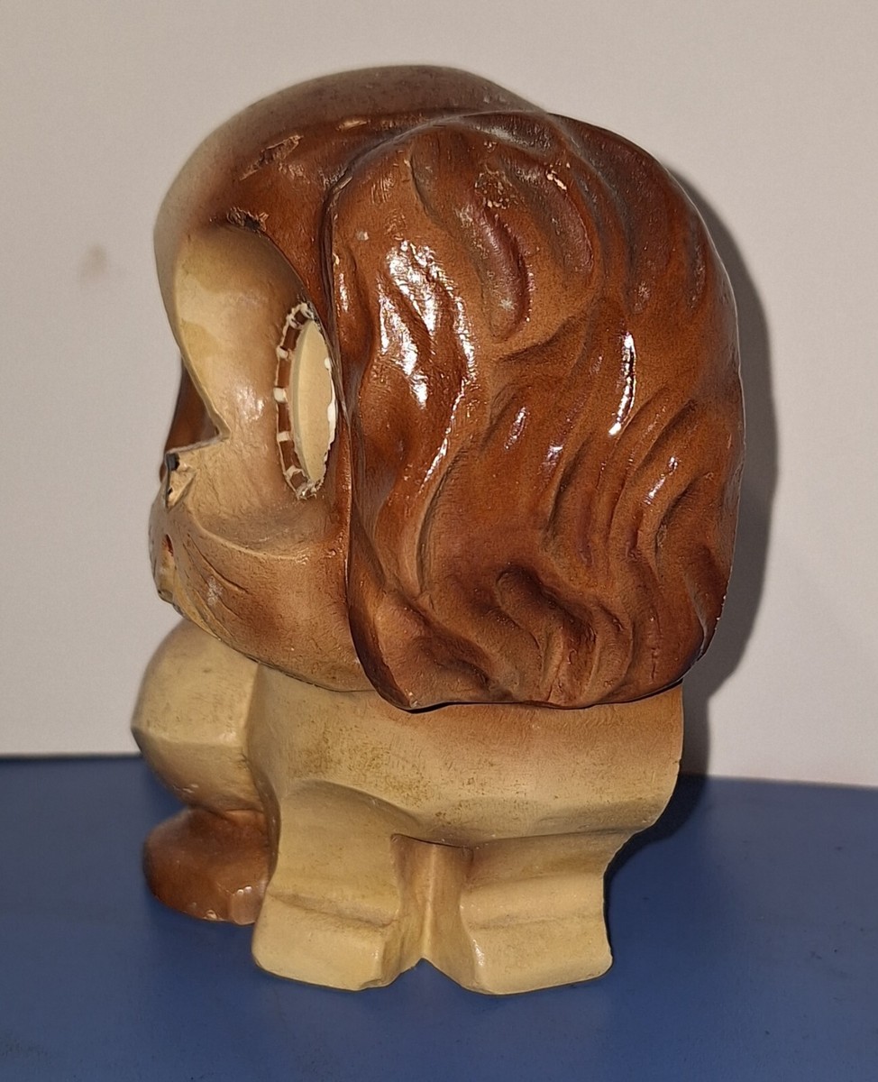 Vintage 1950's OSWALD Germany Rotating Rolling Eyes Terrier Dog