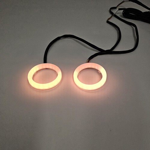 RGB Phone Control Angel Eye Lights Halo Rings Headlight DRL Retrofit 120MM - Picture 9 of 15