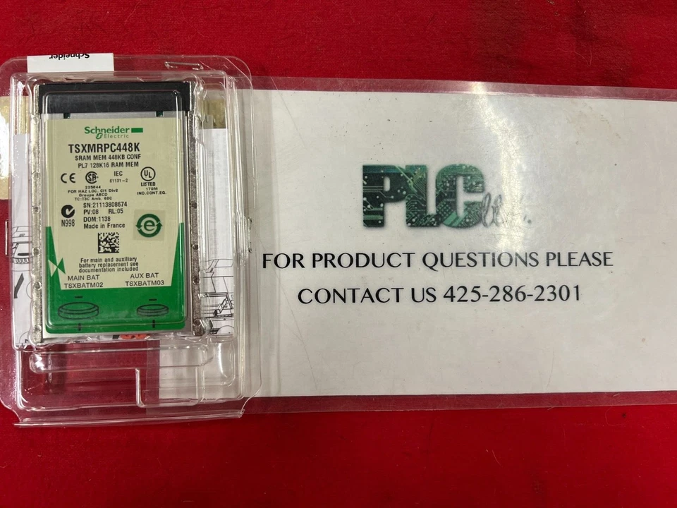 TSXMRPC448K Brand New Schneider Modicon SRam Memory Card TSX-MRPC-448K - Image 2 of 3