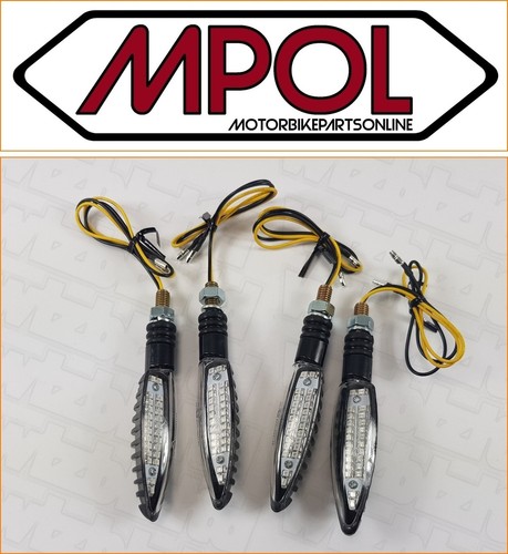 4x Kerzenbogen LED Sequenzblinker für Suzuki GSX 1400 2001-2007 - Bild 2 von 12