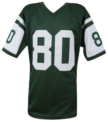 Wayne Chrebet (JETS) Signed Green Custom Football Jersey - (SCHWARTZ COA) - Picture 3 of 3