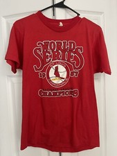 SCREEN STARS St. Louis Cardinals T Shirt Vintage 80s Baseball Size Medium Small