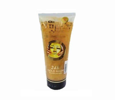 24K Gold Mask  Feel the gold mask cream soft texture real ingredient glowing