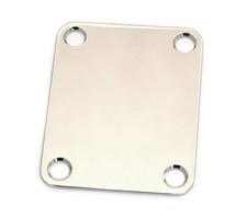 Nickel 4-bolt Neck Plate w/Screws for Fender  Strat/Tele/Bass AP-0600-001