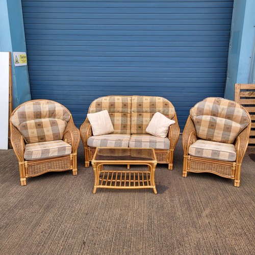 cane conservatory furniture set eBay