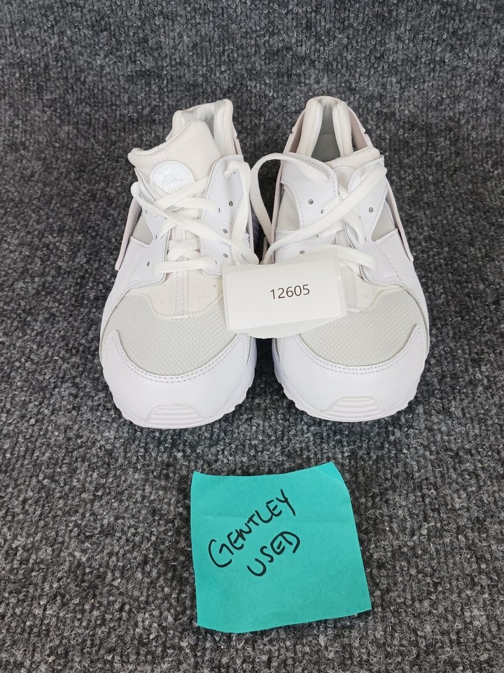 Nike Air Huarache Run Boys Size 2Y White Athletic Shoes Sneakers 704949
