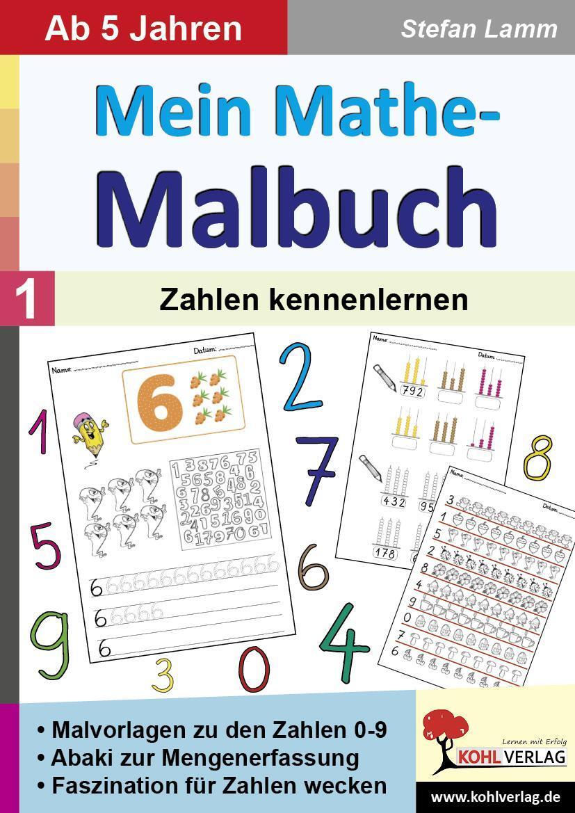 Thumbnail - Mein Mathe-malbuch / Band 1: Zahlen Kennenlernen Stefan La ...