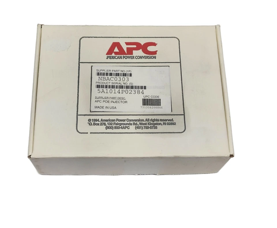 APC NBAC0303 POE Injector - Image 2 of 4