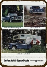 1965 DODGE CAMPER SPECIAL Pickup Truck Vintag-Look DECORATIVE REPLICA METAL SIGN
