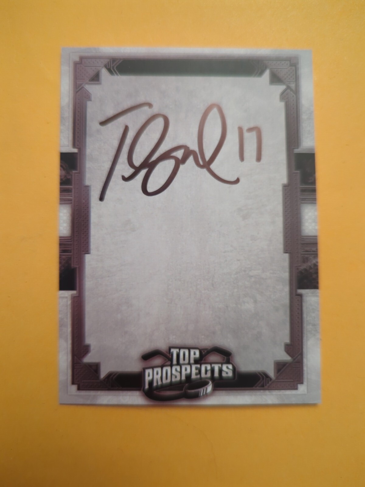 Tij Iginla Signed Top Prospects Card 2024 NHL Draft Kelowna Rockets