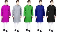 Traditional Wear Men's 100 Cotton Kurta Wedding Ready Made Handmade Kurta