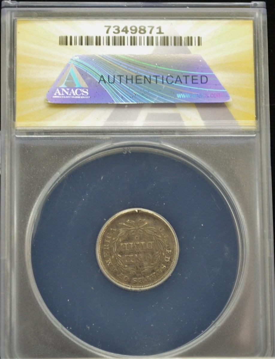 1840-O Seated Liberty Dime ANACS EF 45 Rims Damaged, Details#H987