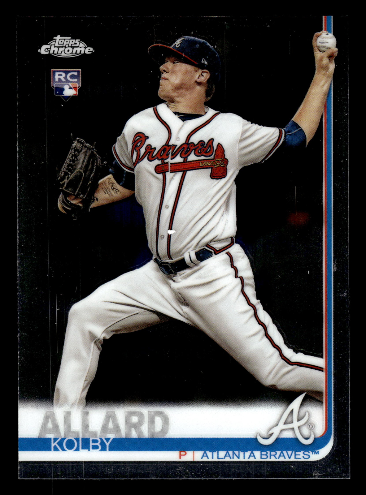 2019 Topps Chrome - #99 Kolby Allard RC - Atlanta Braves