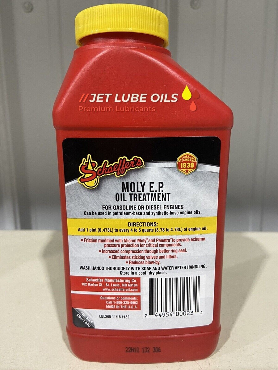 2 Schaeffer's 132 Moly EP Oil Treatment 2 Pints | eBay
