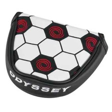 Image of Original Odyssey Football Mallet Putter Head Cover Magnetic Closure UK