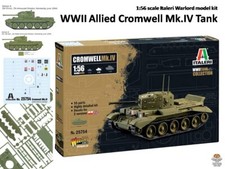 1/56th 28mm WWII Cromwell Mk.IV Tank Warlord model kit by Italeri