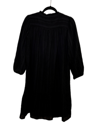 black tunic mini dress Mini Shirring Dress Graphite / Medium