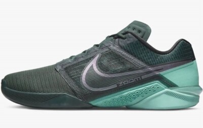 Men's Nike React Metcon Turbo 2 Pro Black Teal DH3392-393 Crossfit Gym Size 12