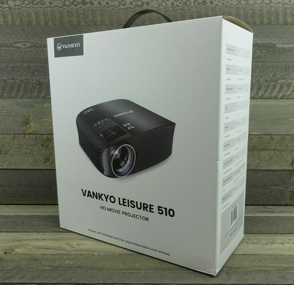 VANKYO HD Leisure 510 Projector With HDMI Cable & Bag - Up to 230