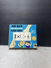 Math multiplication flashcards ed-u-cards 1976 Crayola cards vintage