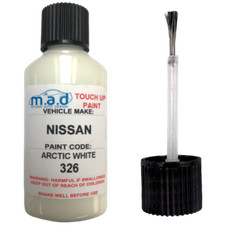 Touch Up Kit For Nissan Arctic White 326 Paint 30ML Scratch GTR Qashqai Juke