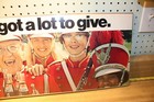 VINTAGE PEPSI CARDBOARD (BAND) TROLLEY SIGN 1969 — photo 3