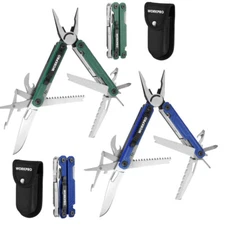 WORKPRO 18-in-1 Multi Tool Plier Stainless Steel EDC Multitool with Pocket Knife
