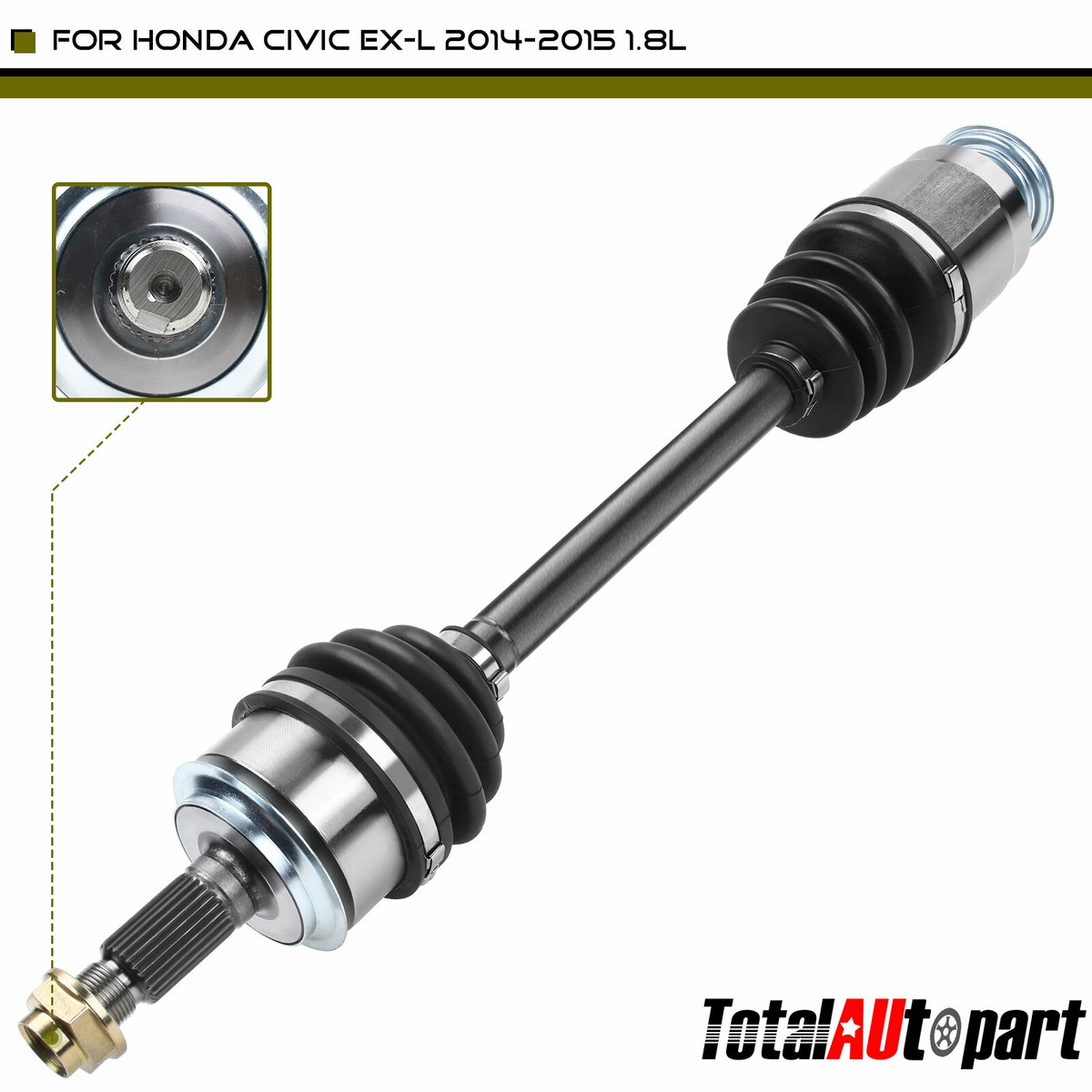Right Front Cv Axle Front Right CV Axle Shaft For 2008-2017 Honda
