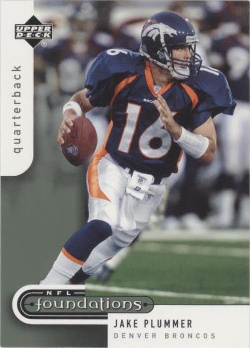 2005 Upper Deck NFL Foundations Jake Plummer #28 - 1 of 2